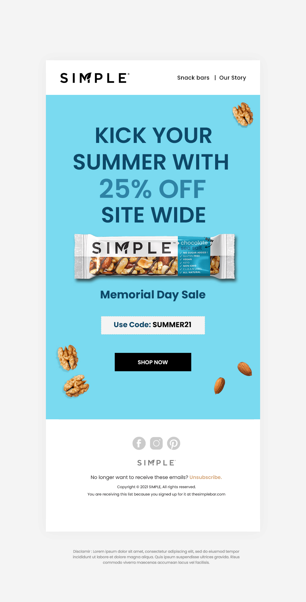 SIMPLE Energy Bar